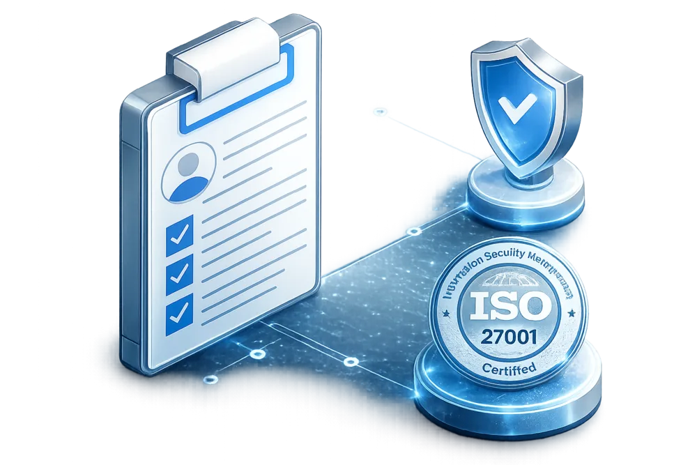 ISO/IEC 27001:2022 certified Information Security Management System